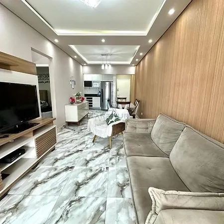 Apto Confortavel E Reformado A 200M Da Praia Da Guilhermina - 2 Vagas, Wifi E Roupas De Cama Inclusas! Praia Grande  Exterior photo
